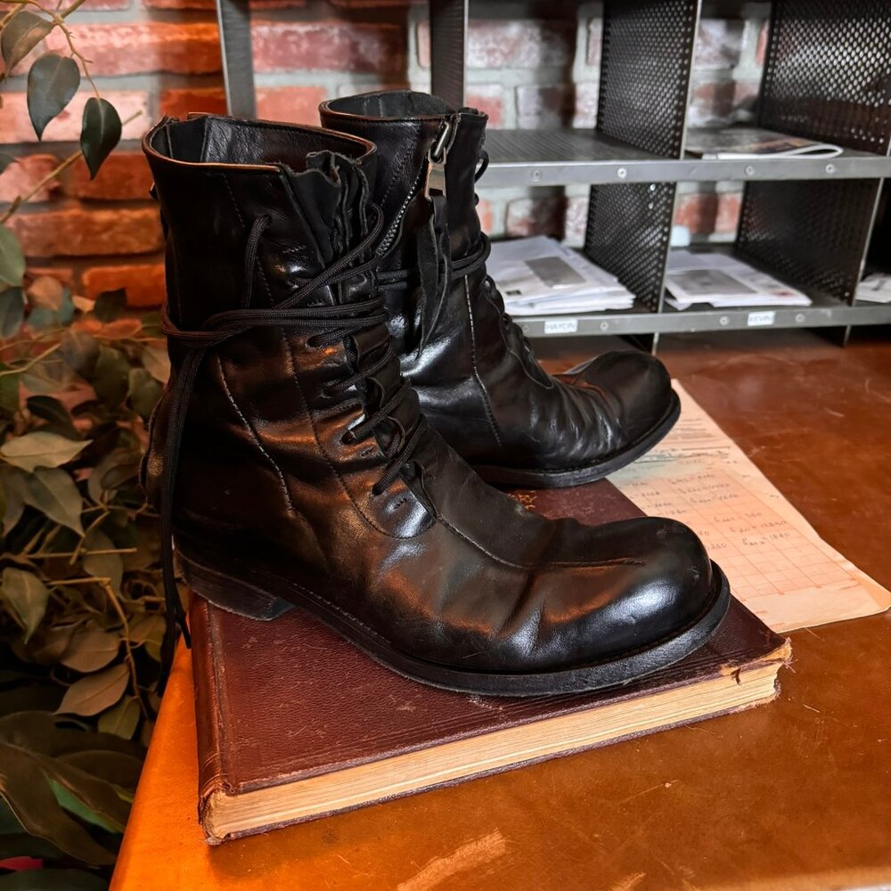 $1700 LEON EMANUEL BLANCK Guidi Distortion BOOT sz42 (***SEE DESC***)